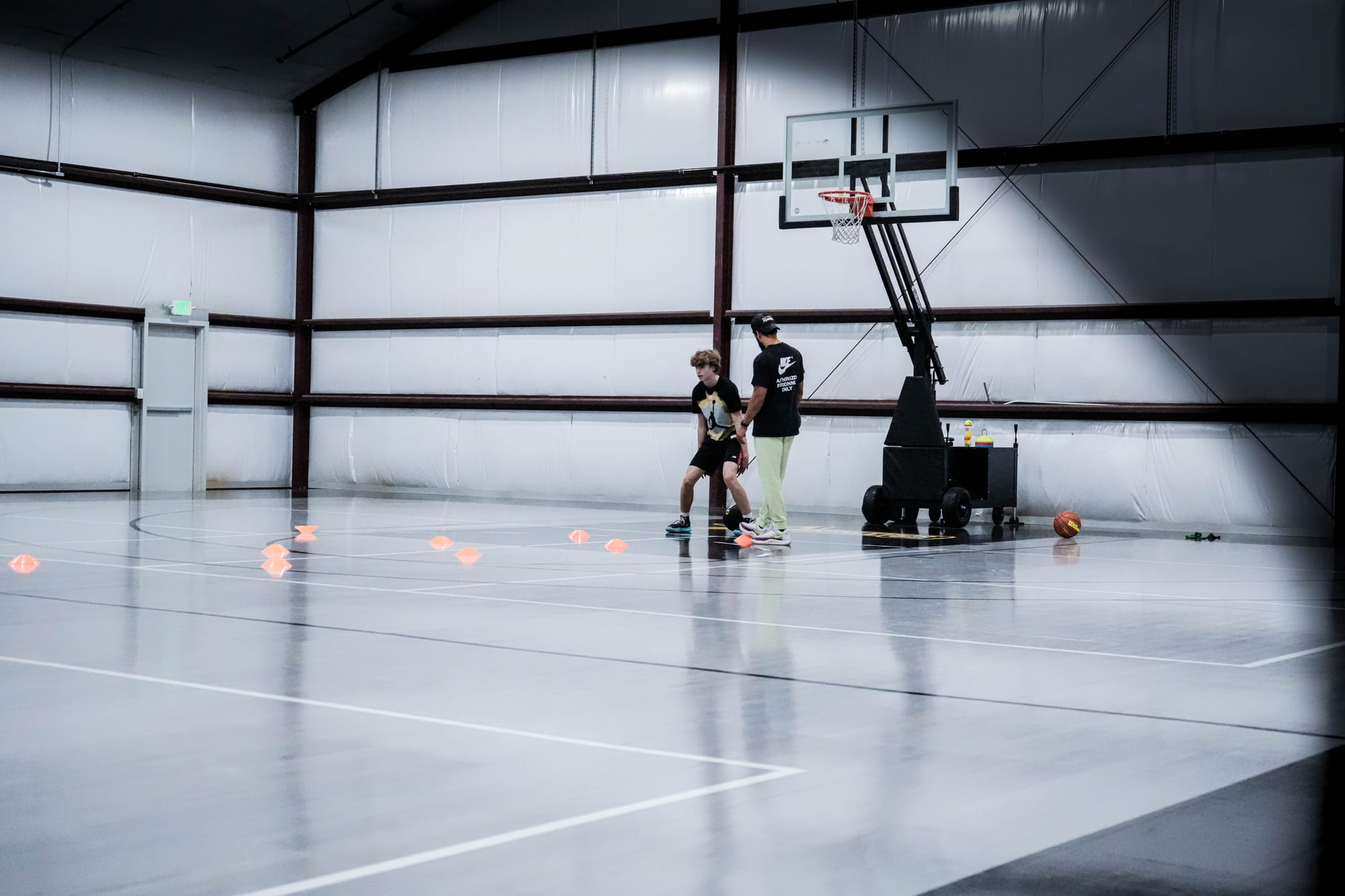 The Game Winner home court, hoop and open floor